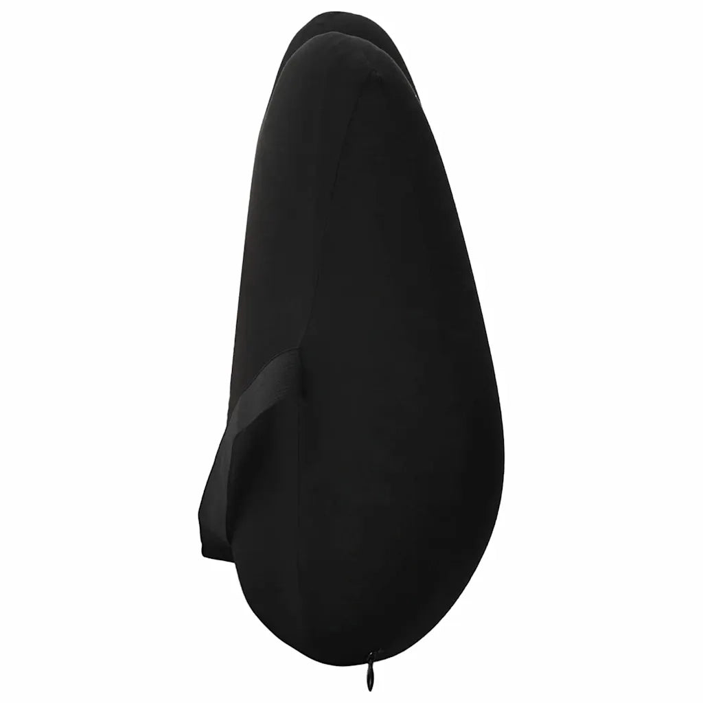 Cuscino lombare Nero Schiuma Memory 40 x 32 x 13 cm 42012710