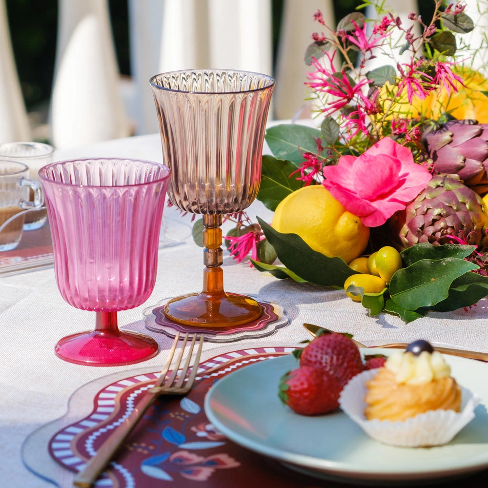 SET 6 BICCHIERI GINEVRA ROSA