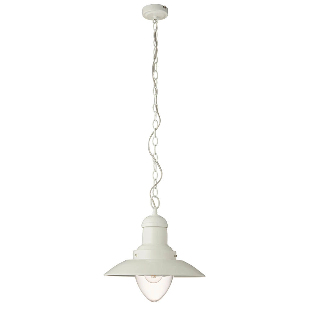 Lampada a sospensione marina crema E27 Endon Polperro