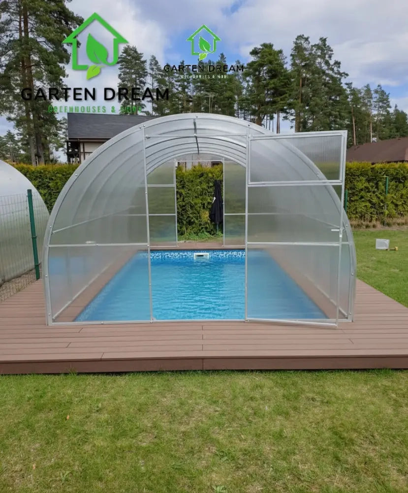 Copertura per Piscina Garten Dream MARINA 3x4 m con Policarbonato 4 mm