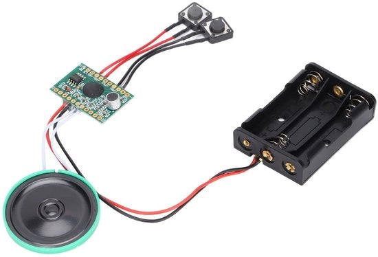 Modulo di suono 4 minuti caricabile - Cassa musicale - Carte di auguri - Scatole regalo - Facile da installare - Alimentato a batterie