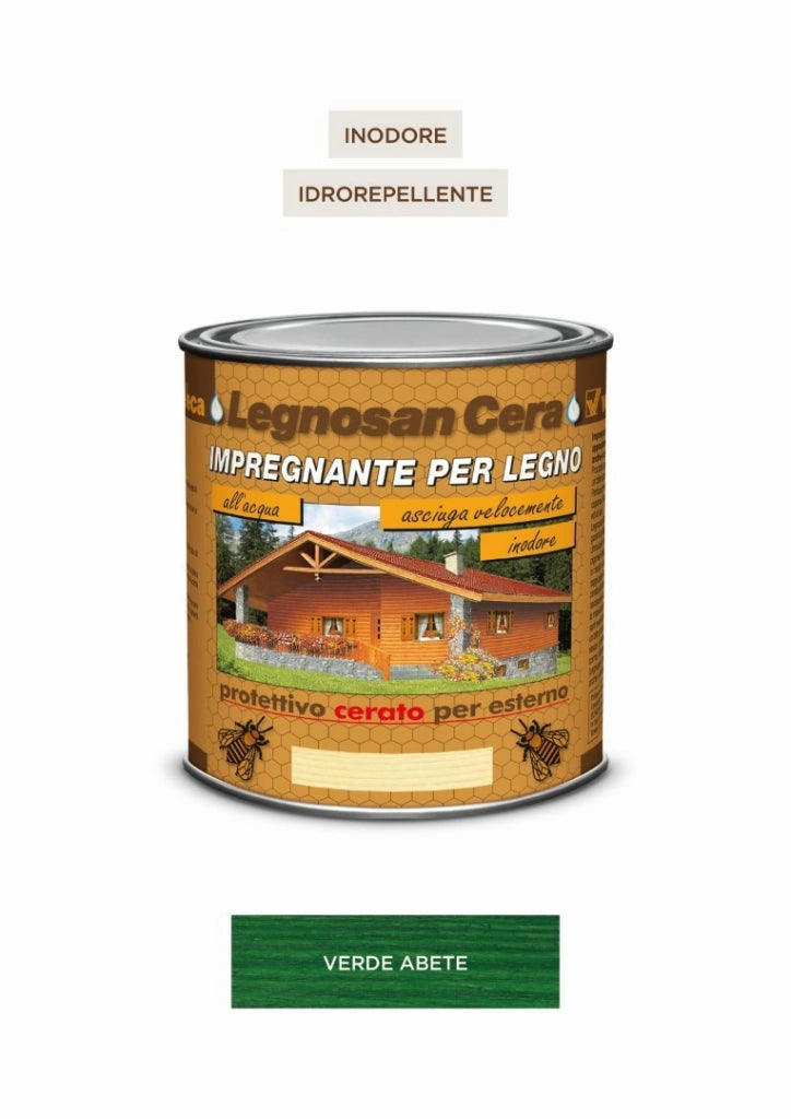 Legnosan Cera Verde Abete Ml 750 Veleca - Veleca