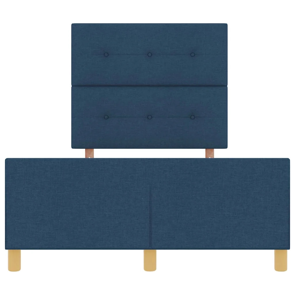 Struttura del letto con testiera Blu 120 x 200 cm Tessuto 3344724