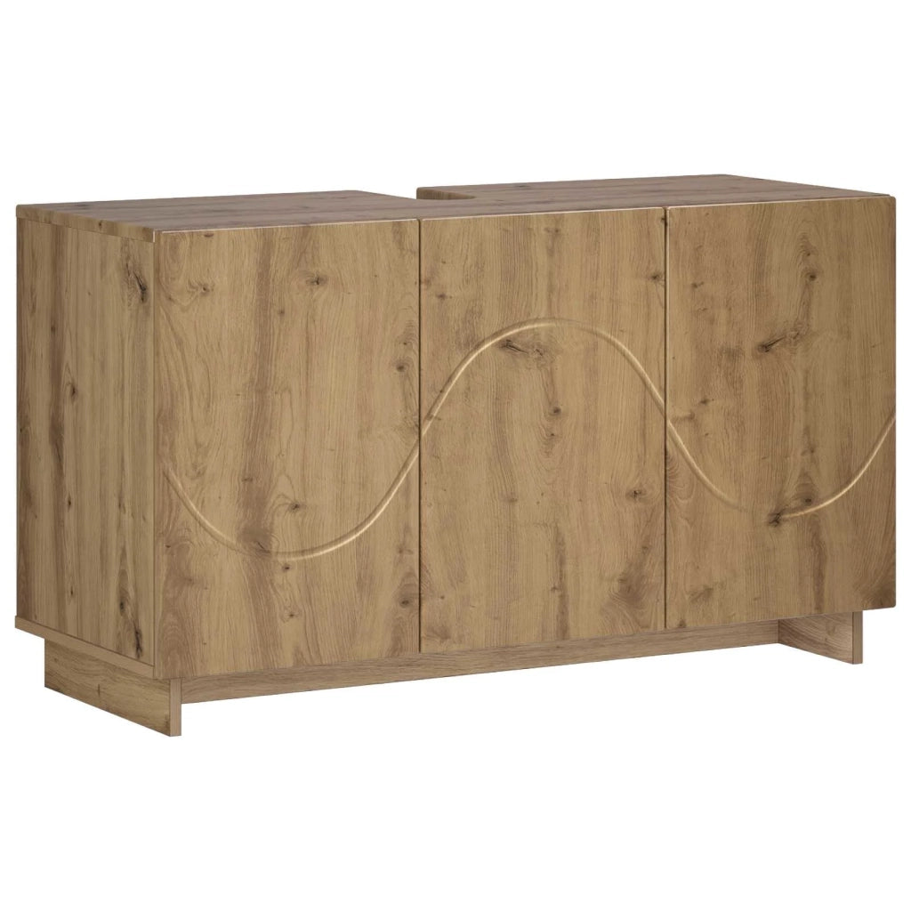 Set mobili da bagno 3 pz Rovere Artigianale 3433063