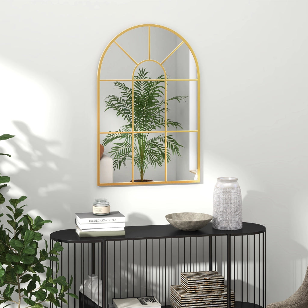 Specchio Moderno Parete Oro ¨C Minimal ¨C 91x60 cm