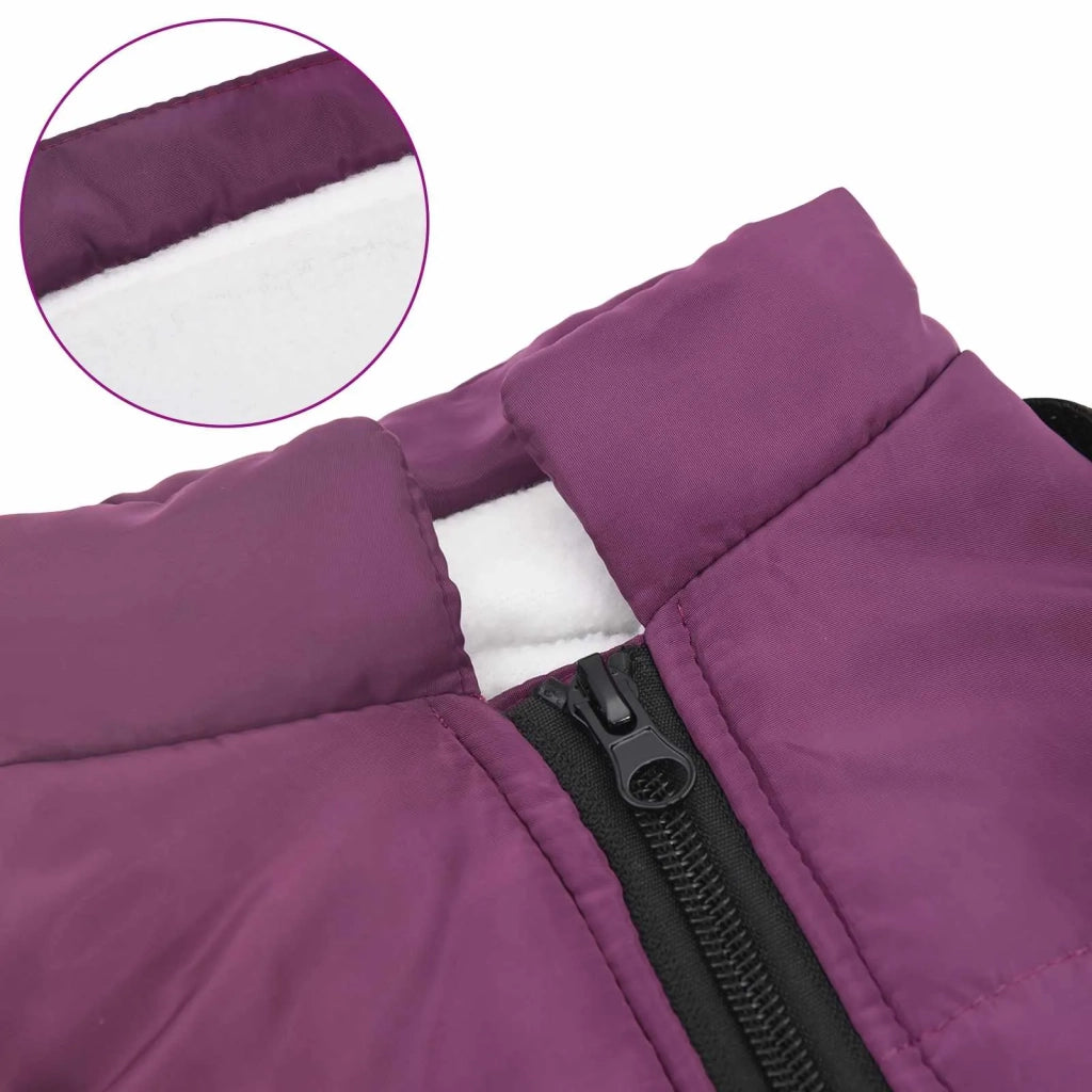 Cappotto per Cani Viola L32 Pile e Poliestere CFW4174774