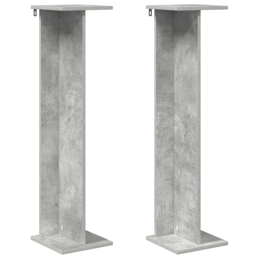 Supporto per piante 2 pz Grigio Cemento 25 x 25,5 x 100,5 cm 899633