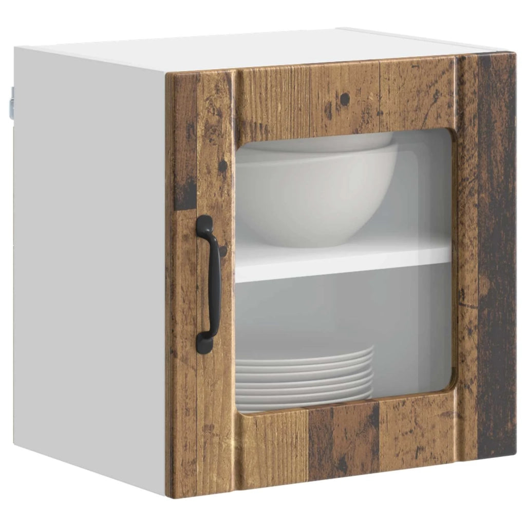 Mobile da cucina 2 pz-Set di 2 Armadio da cucina Legno vecchio 40 x 31 x 40 cm 347345