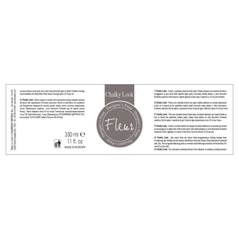 Fleur chalky colore opaco effetto gesso 330 ml f20 pretty ballerina