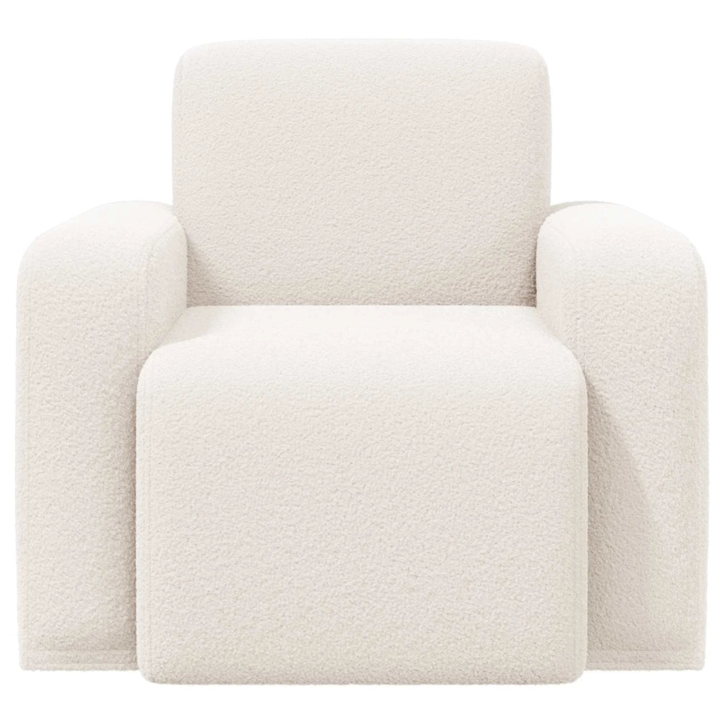 Poltrona Crema Bouclé 42042449