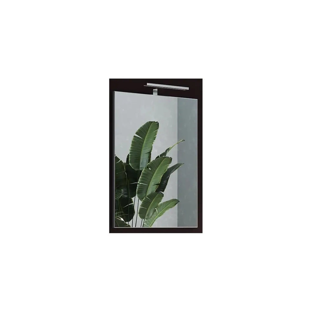 Specchio design KUBRICK – 60x75 cm con LED – Bianco lucido