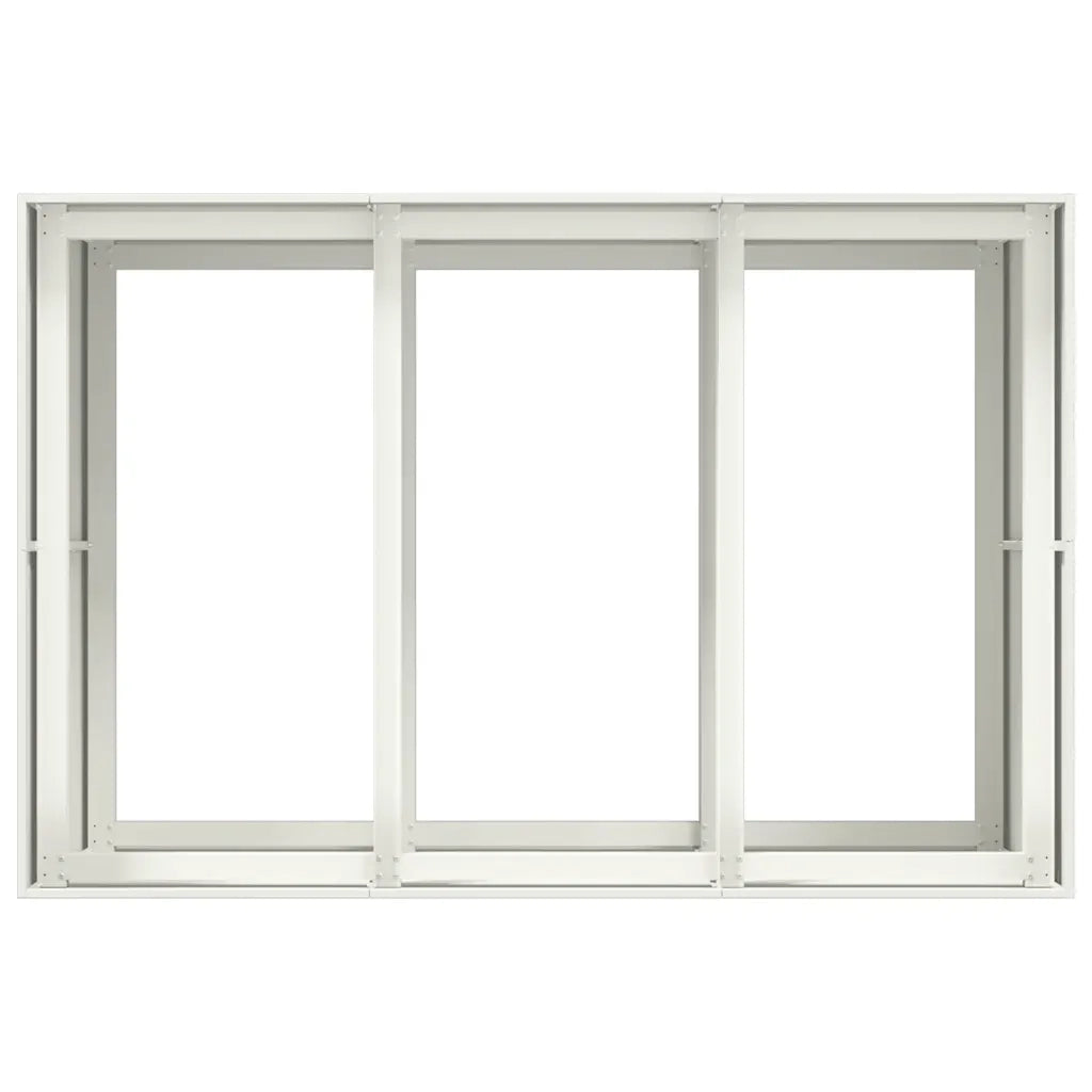 Fioriera Bianca 120x80x80 cm in Acciaio