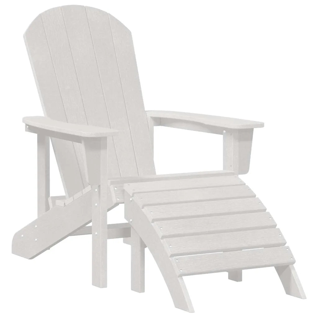 Sedia Adirondack Bianco 82 x 74 x 92 cm HDPE 42006629