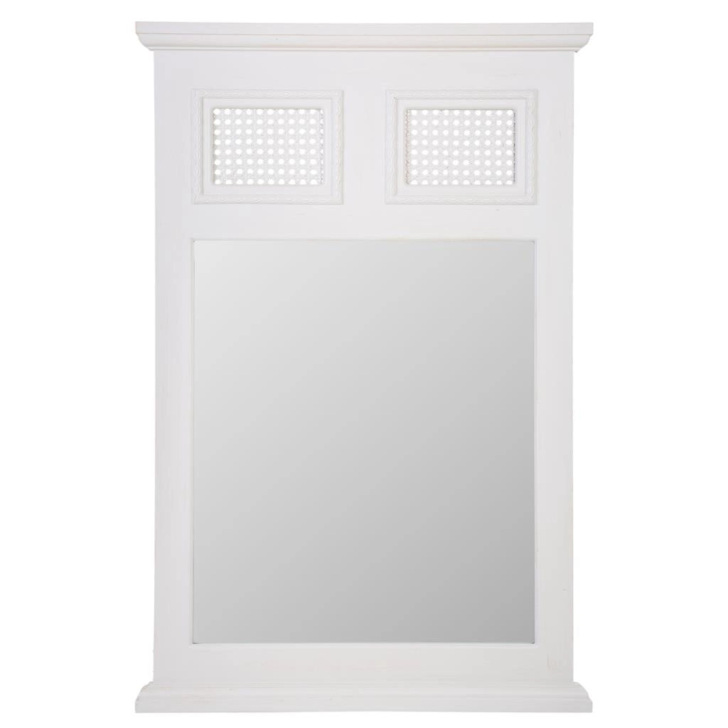 Specchio in legno grigio 60x4x90h