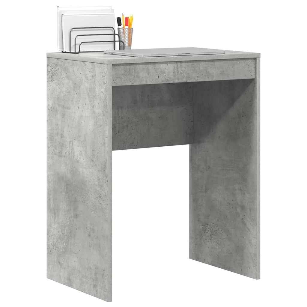 Scrivania | Tavolo da Ufficio Grigio cemento 60 x 40 x 76 cm