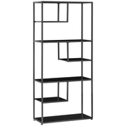 MOBILE LIBRERIA A 7 LIVELLI  83X34X180 CM COLORE NERO