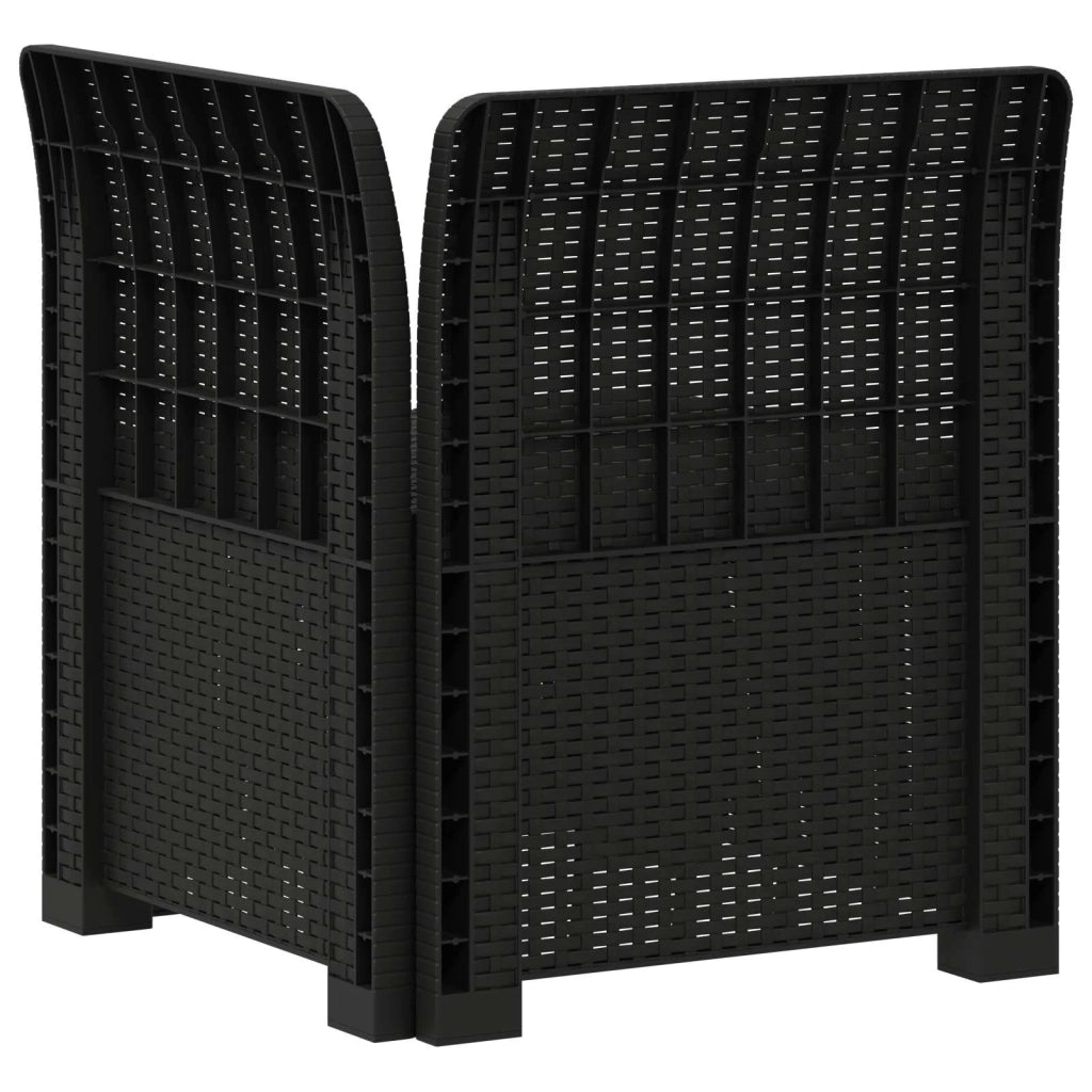 Divano da Giardino a 1 Posto con Cuscino Aspetto Rattan PP 8011818