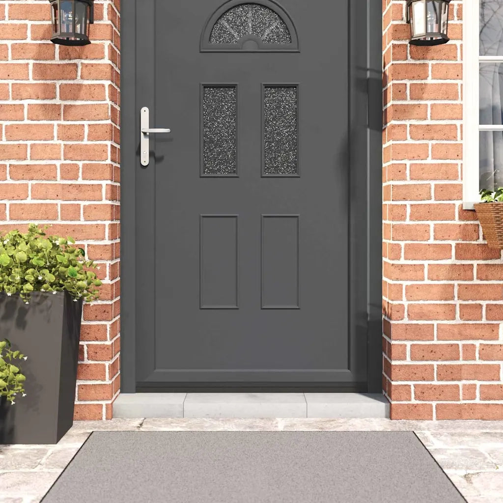 Spazzole per porte autoadesive 6 pcs Nero 100 cm 42019562