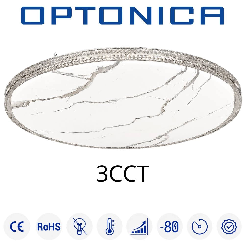 Plafoniera led 36w con telecomando e funzione memoria