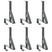 Supporto per guardia della neve 6 pz Antracite Acciaio CFW5981585