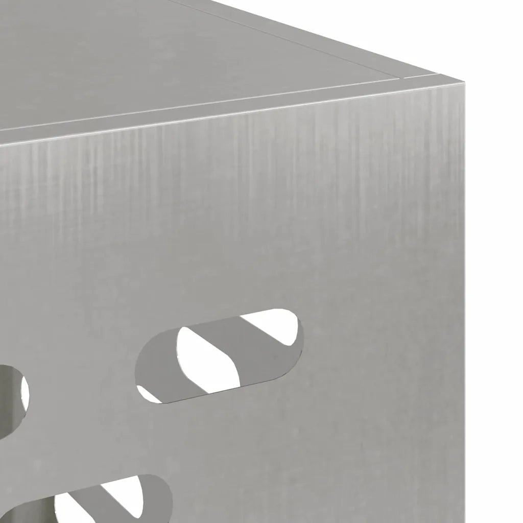 Copertura per condizionatore d'aria Argento 110 x 50 x 80 cm 865908