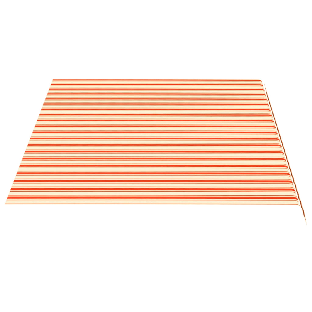 Tessuto di Ricambio per Tenda da Sole Giallo e Arancio 4,5x3 m 312019