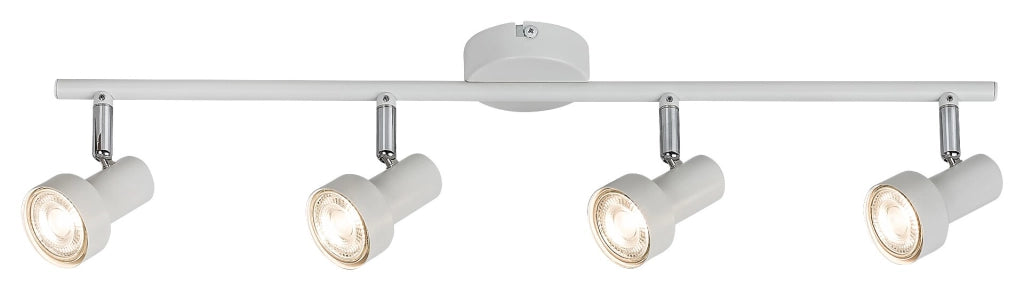 Plafoniera Rabalux Konrad bianca metallo 4xGU10 max 50W