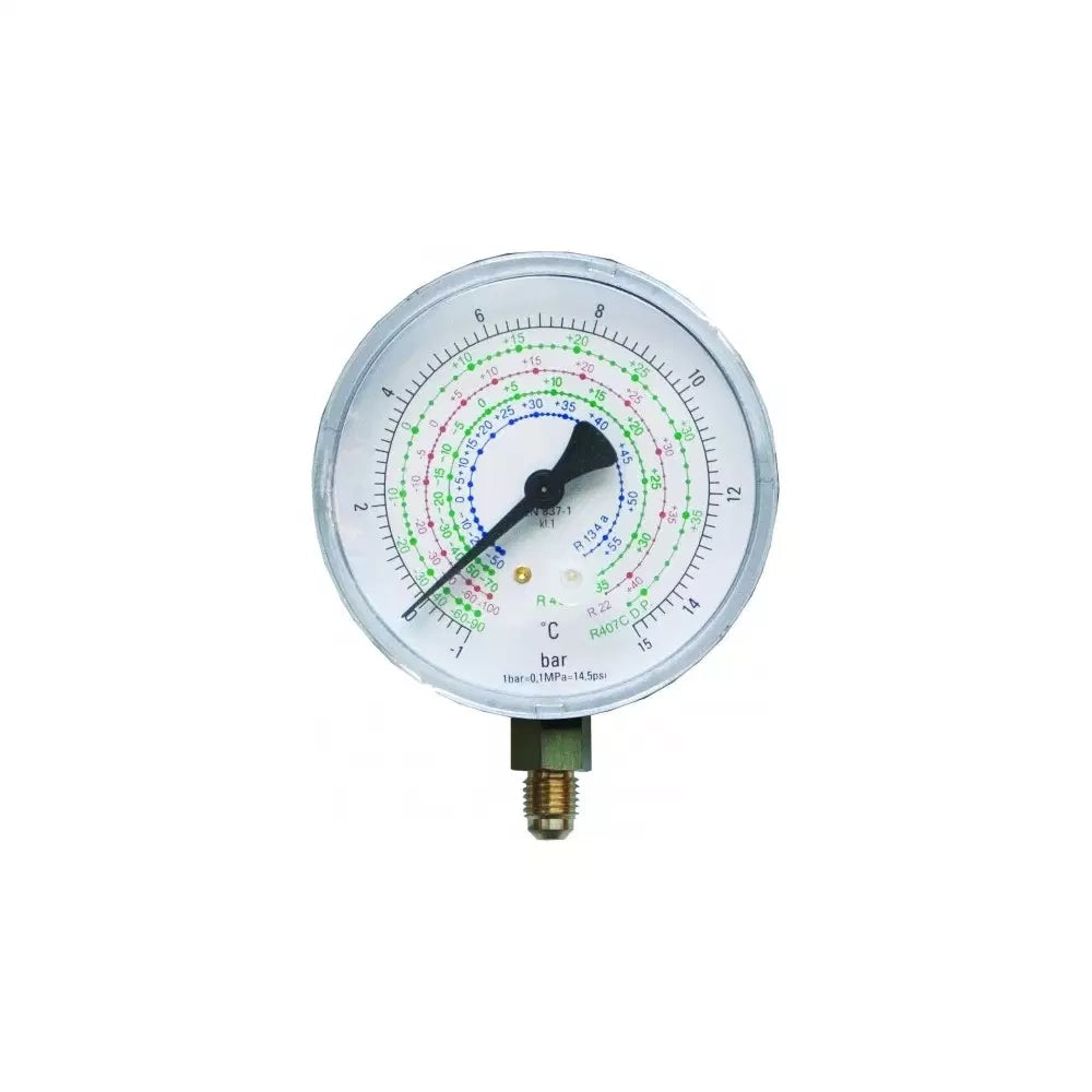 MANOMETRO RADIALE NPT RICAMBIO R134 R404 R407 R507 CL.1 - UNIVERSALE