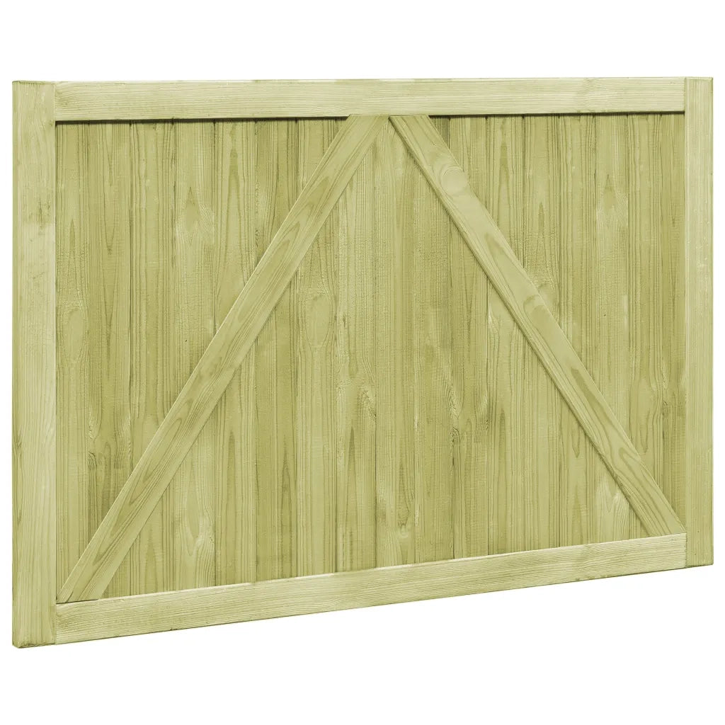 Cancelli da Giardino 2 pz in Pino Impregnato 300x100 cm cod mxl 40250