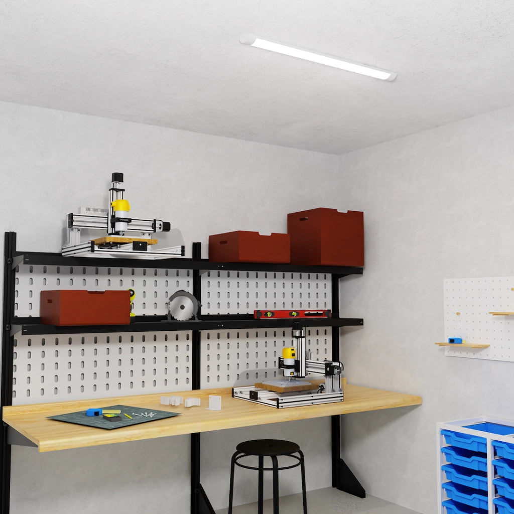 Plafoniera lineare LED 27W 90cm 4000K bianca IP20