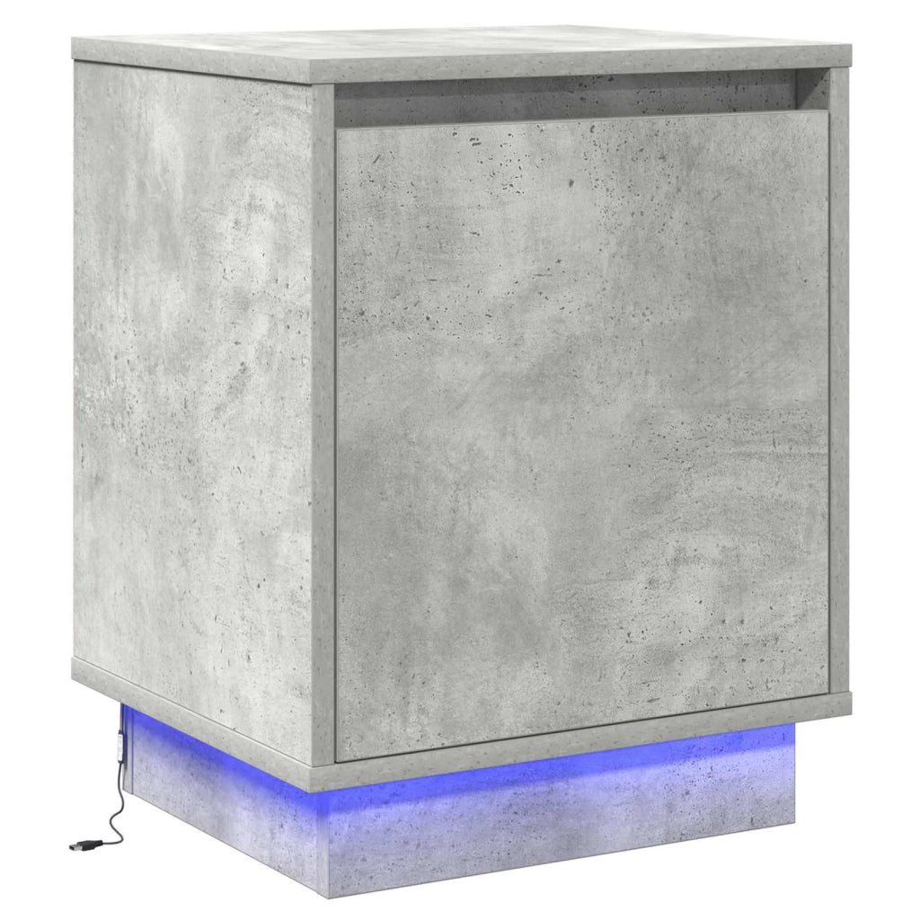 Armadio da Notte Grigio cemento 39 x 34,5 x 50 cm 869600