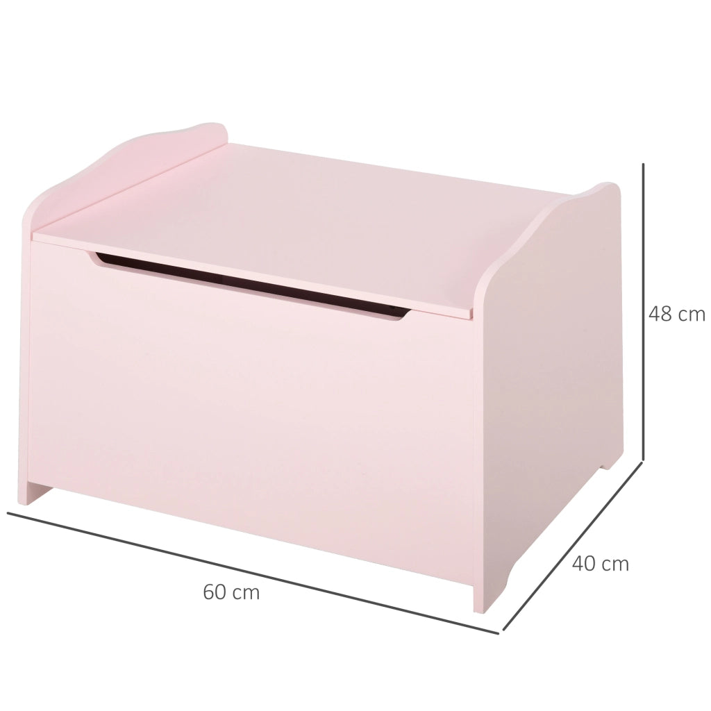 Casetta per Bambini con Cassetti ¨C Zephmum ¨C MDF Rosa 60x40x48 cm