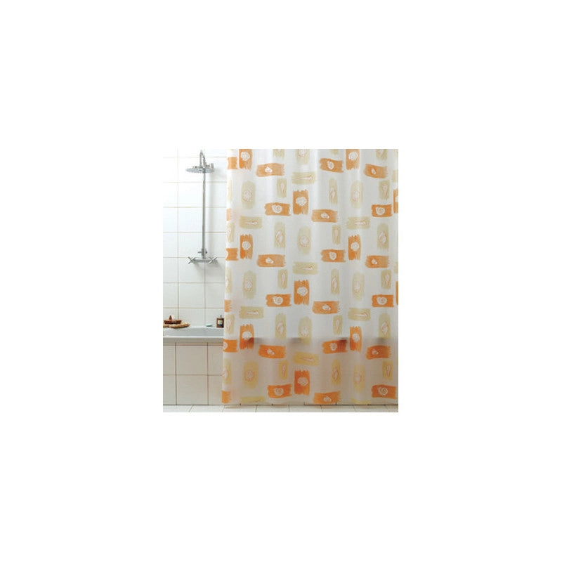 Tenda doccia 120×200 cm giallo sole resistente impermeabile – Tevere
