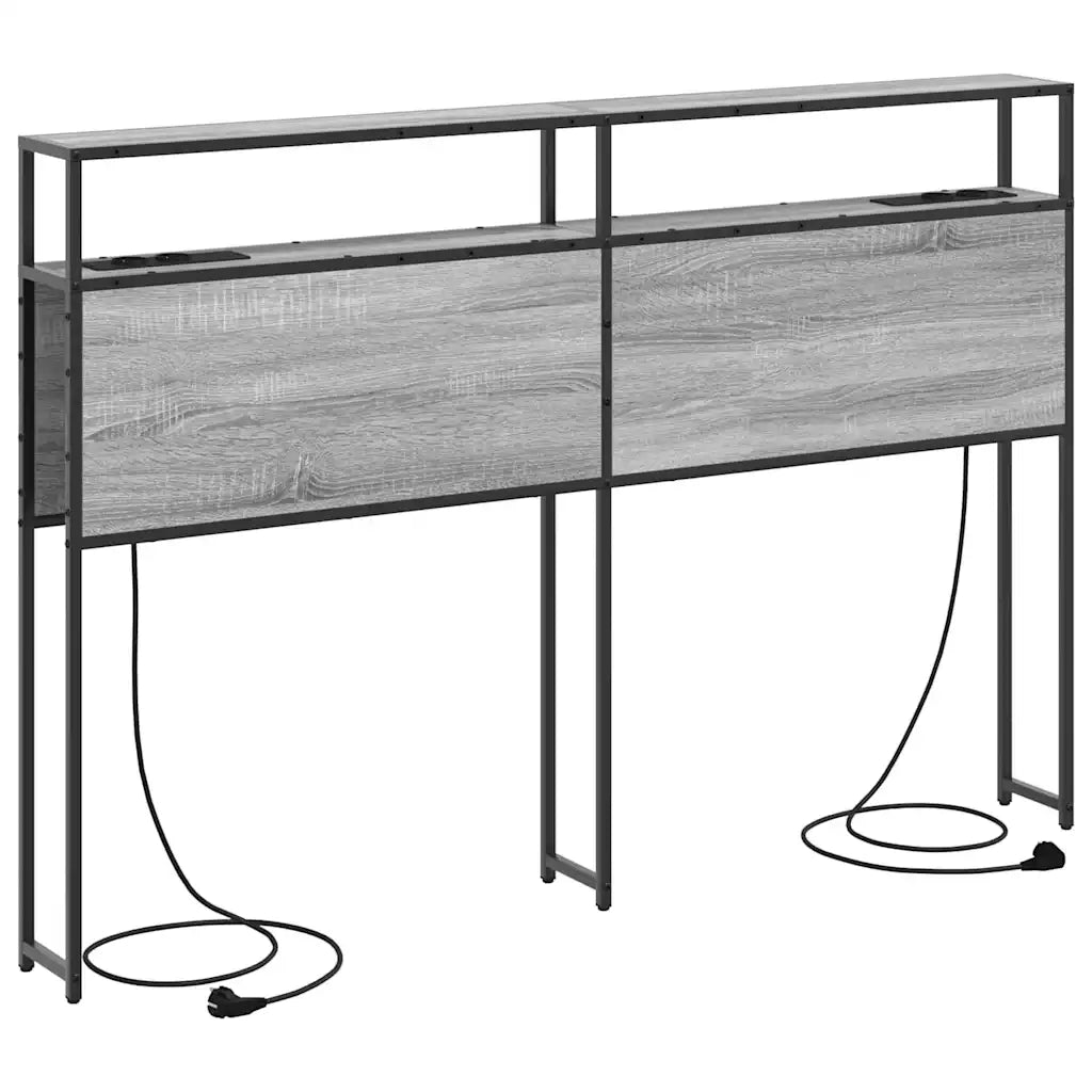Testiera | Testata contenitore Grigio sonoma Legno multistrato