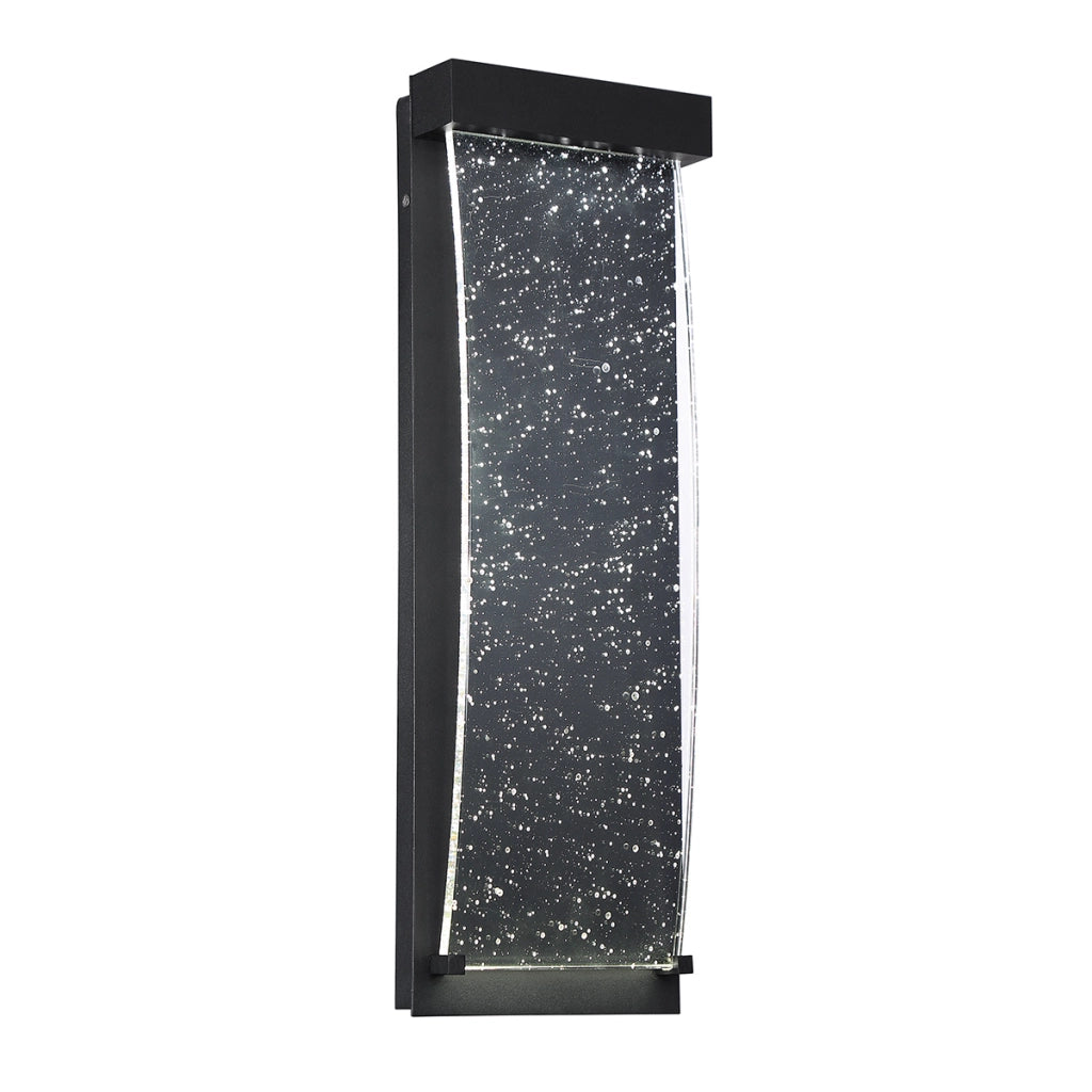 Applique esterna nera KABO LED 10W 3000K IP44 Quintiesse