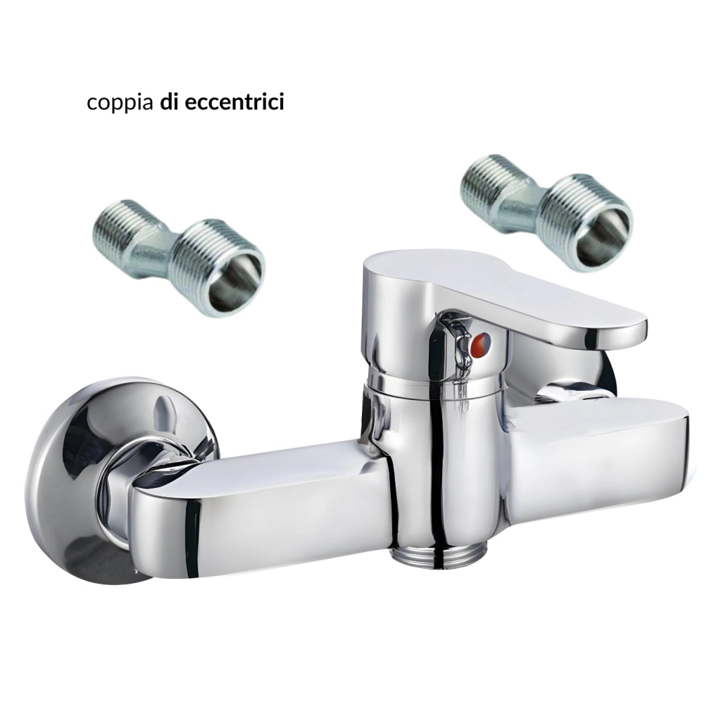 Miscelatore esterno doccia rubinetto monocomando cromato *** confezione 1