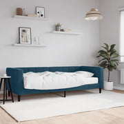 Divano Letto con Materasso Blu 80x200 cm in Velluto 3196659