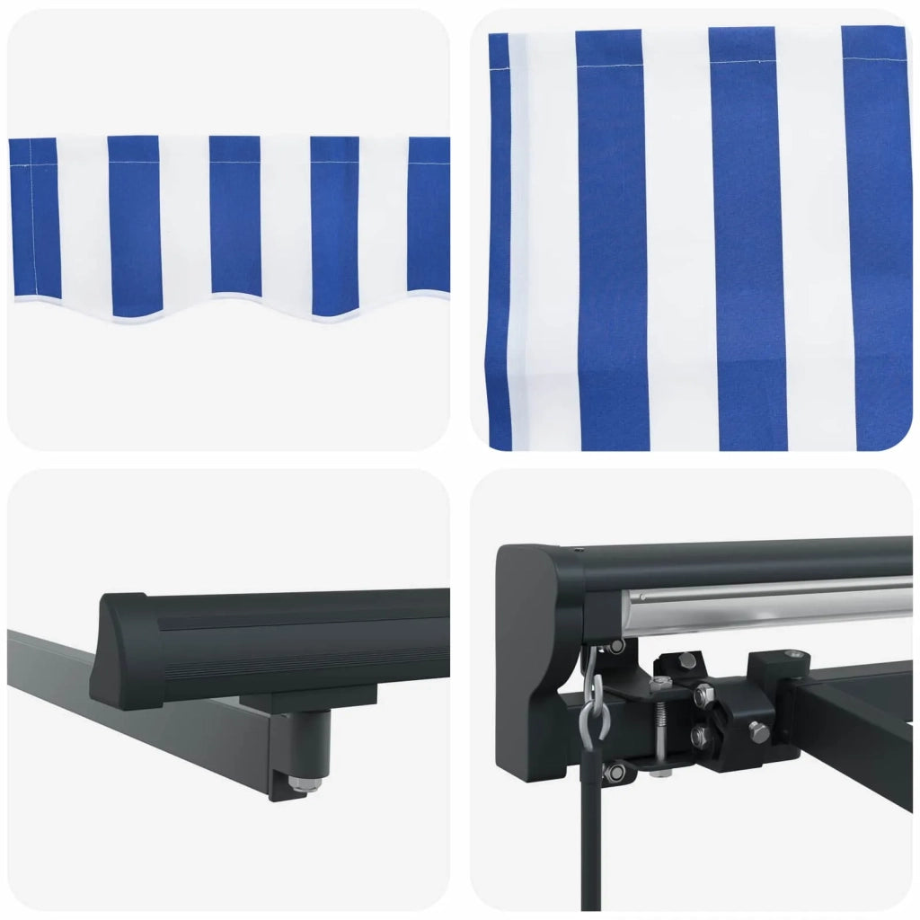 Struttura della tenda Blu e Bianco 350 x 250 cm 3330199
