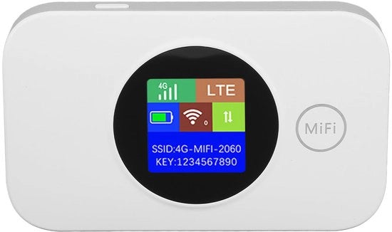 Router Portatile 4G - Supporta 8-10 Utenti - Batteria 3000 mAh - Fodero per Sim - Migliorata Copertura - Router Wi-Fi Portatile