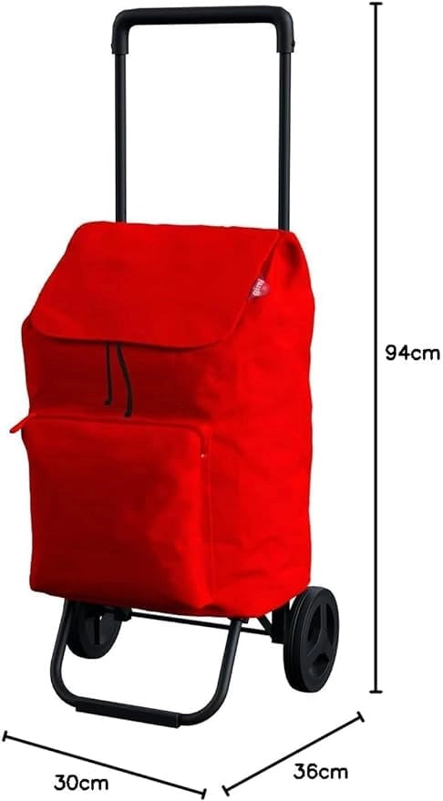 Carrello Portaspesa Argo Colore Rosso Gimi 45 l