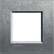 Living Light - Placca quadra 2P Native - LNA4802NA