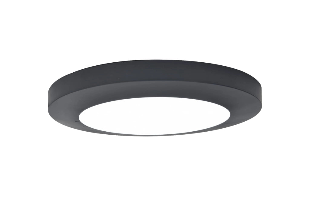 Plafoniera esterna LED Lutec Kayah grigia 30,5cm IP54