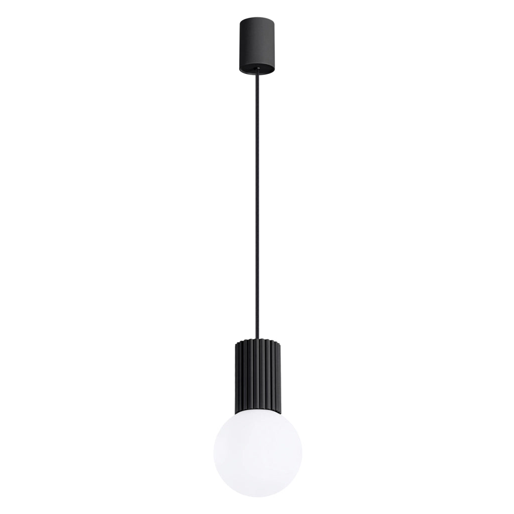 Lampada a sospensione HALO 1 nero