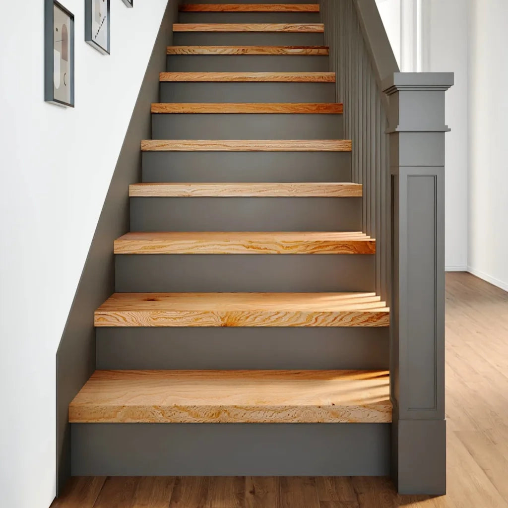 Gradini 12 pz Marrone Chiaro 70x30x2 cm Legno Massello Rovere 3282983