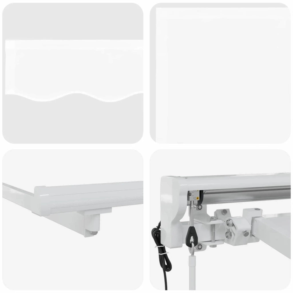 Tettuccio Elettrico Retrattile Bianco 4 × 3 m 3421821