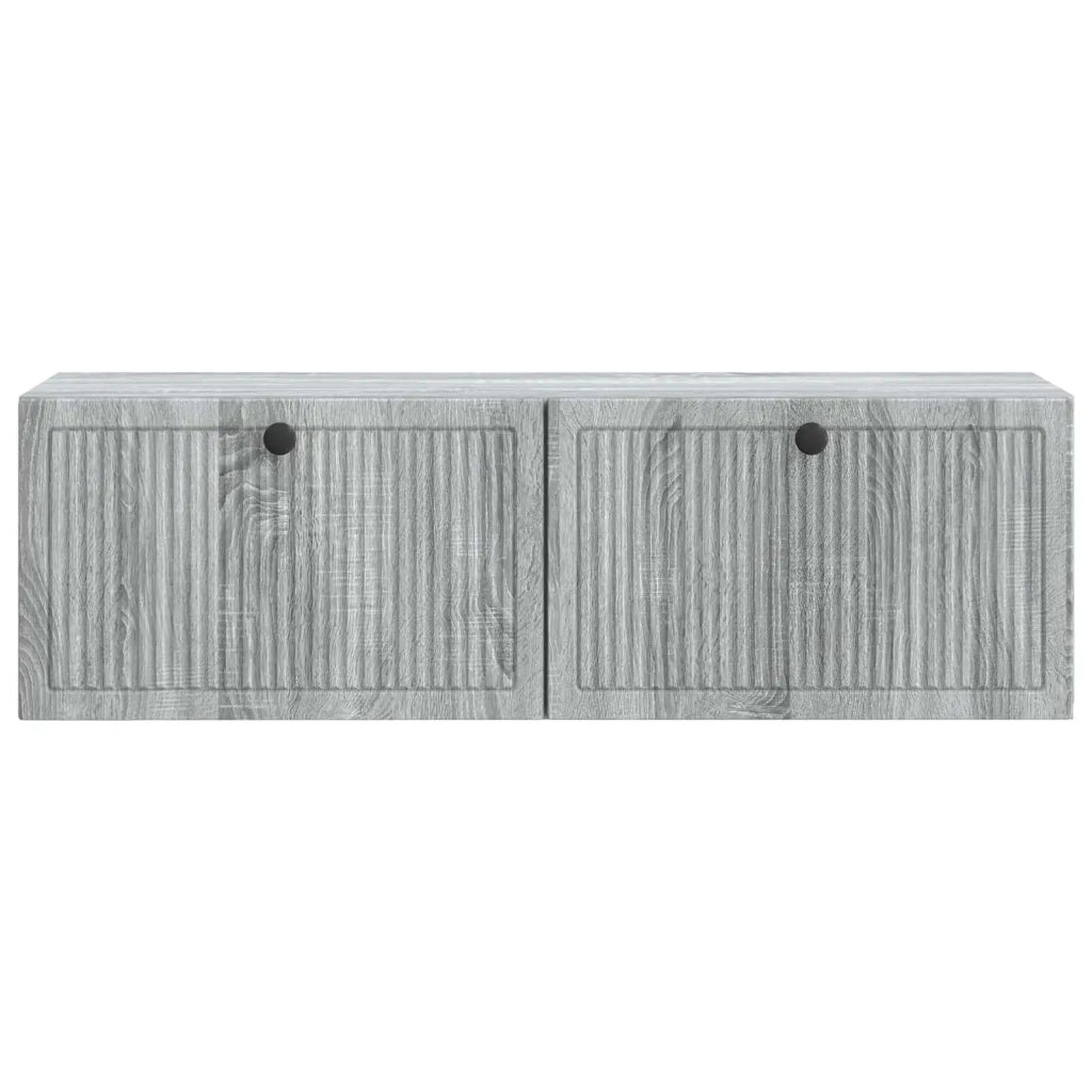 Mobile Porta TV da Muro-Credenza per TV sospesa Grigio Sonoma 98 x 31 x 30 cm 991579