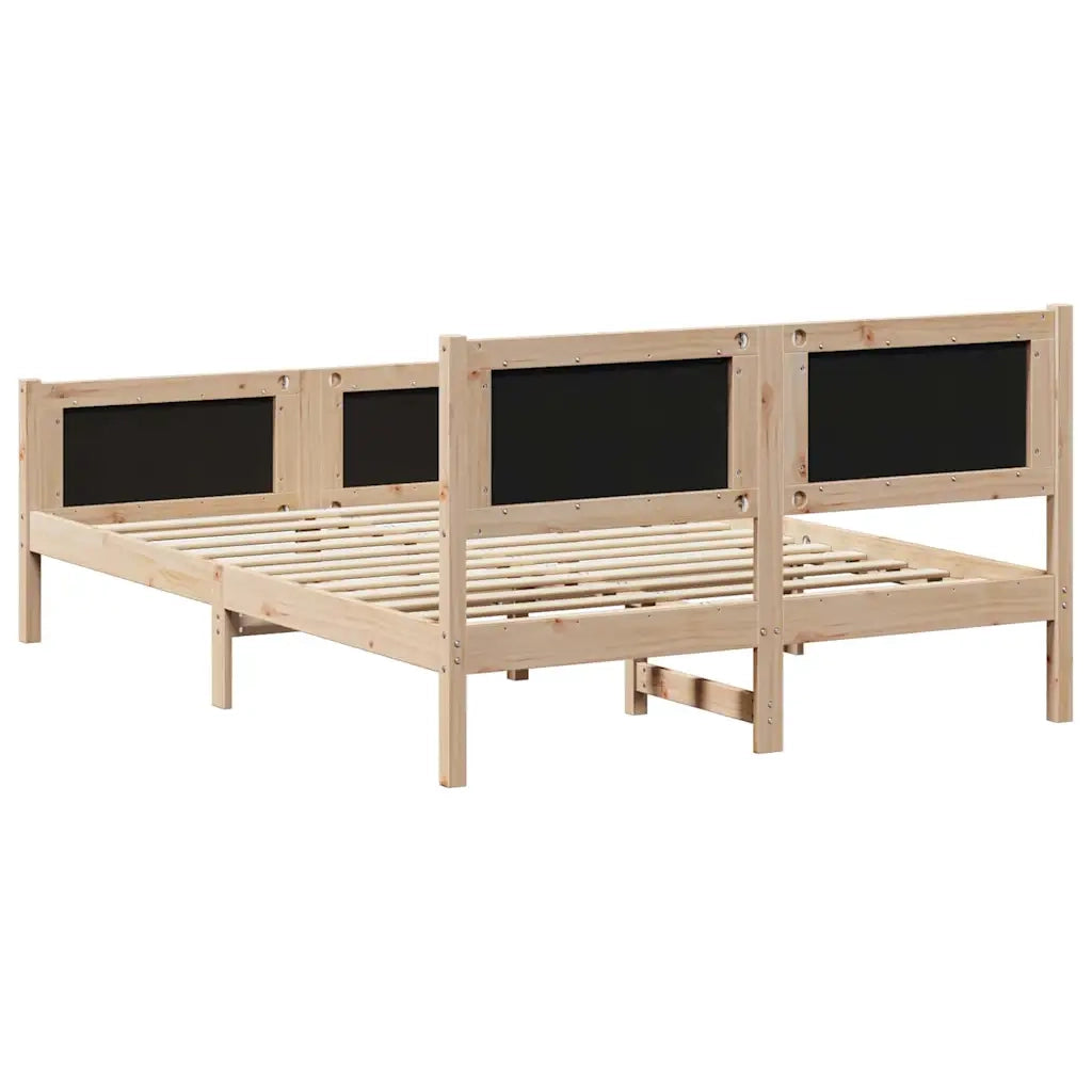 Letto matrimoniale | Letto per adulti | Struttura del letto Grigio scuro 150 x 200 cm Tessuto