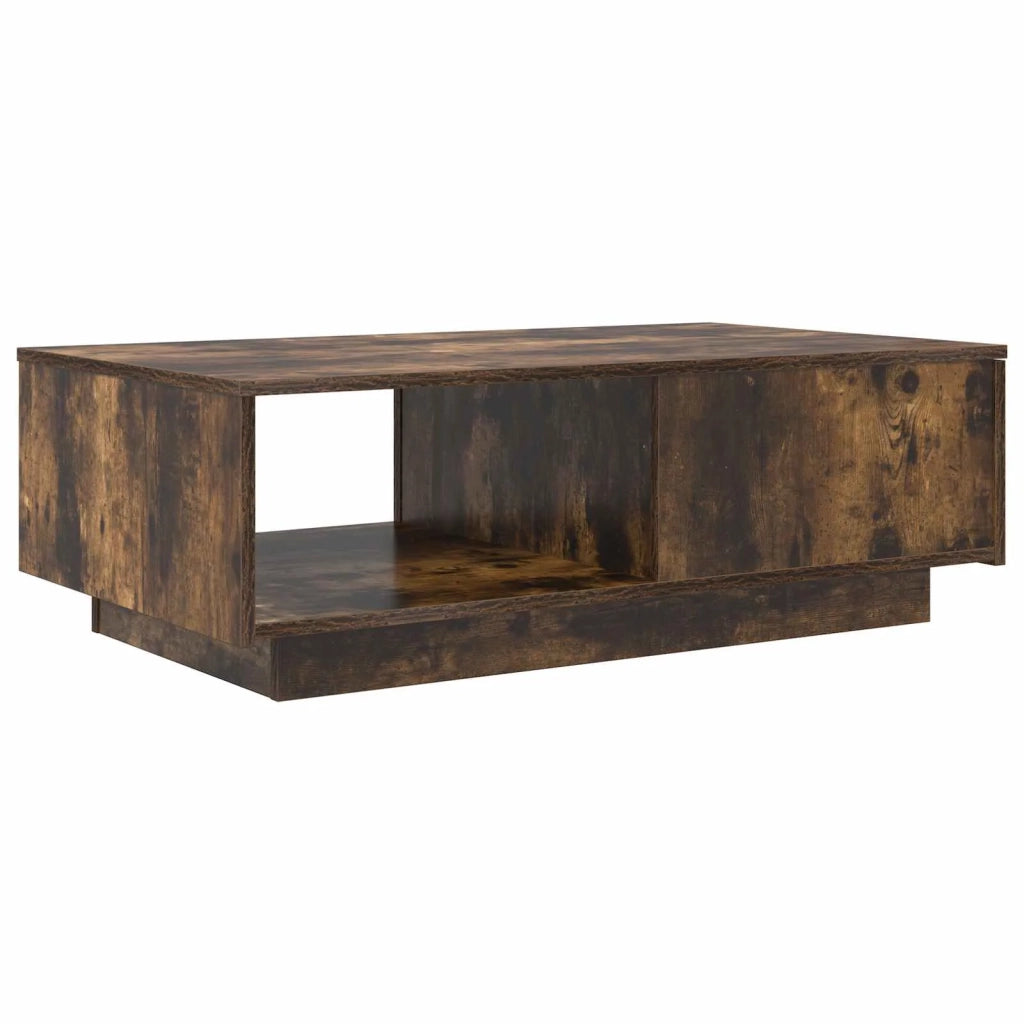 Tavolino da salotto con cassetto Rovere fumé 95 x 55 x 31 cm 8000184