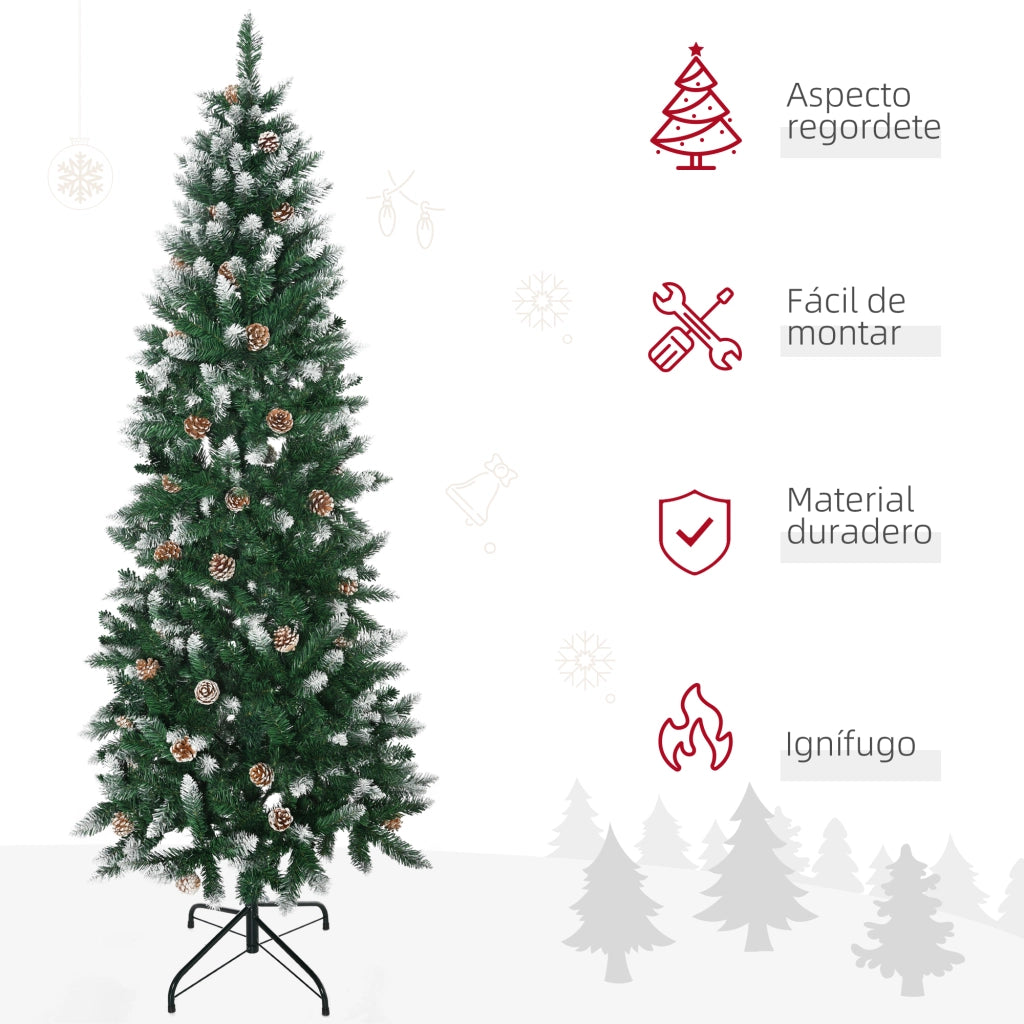 Albero di Natale Artificiale ¨C Minimal ¨C Verde 180 cm ?73x180 cm