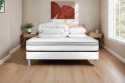 Pacchetto letto completo - Materasso 200x200cm + Box spring con doghe (kit) + 2 cuscini + Piumino - Vital Relax